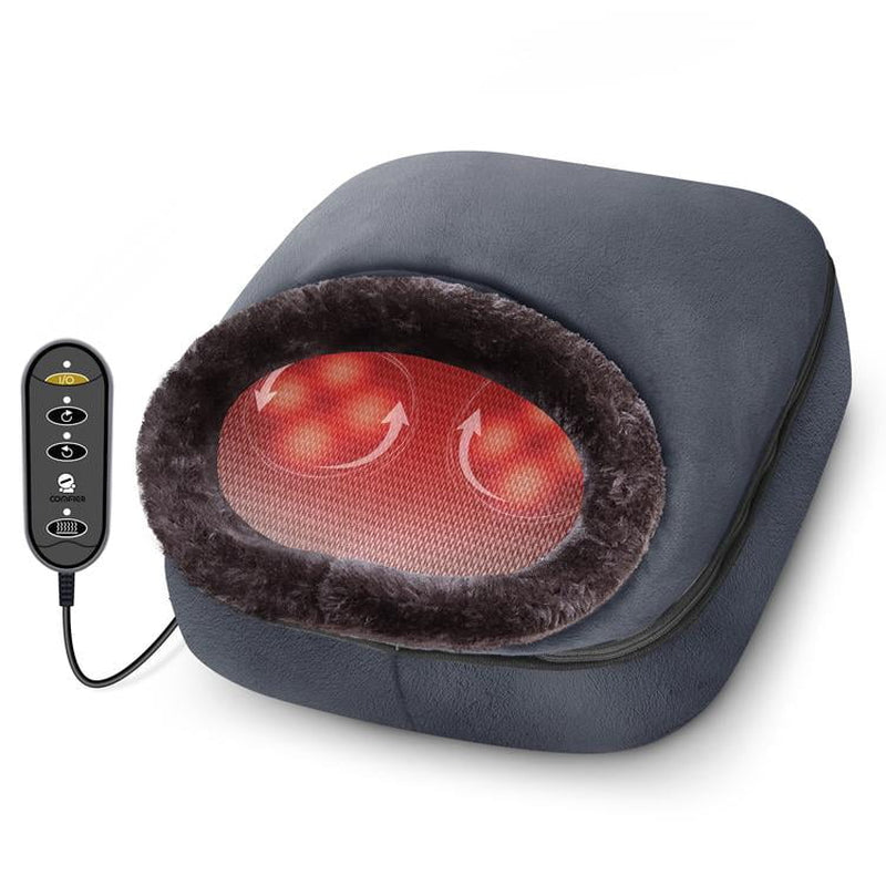 Kneading Shiatsu Foot & Back Massager with Heat, Feet Warmer Machine Gift for Family